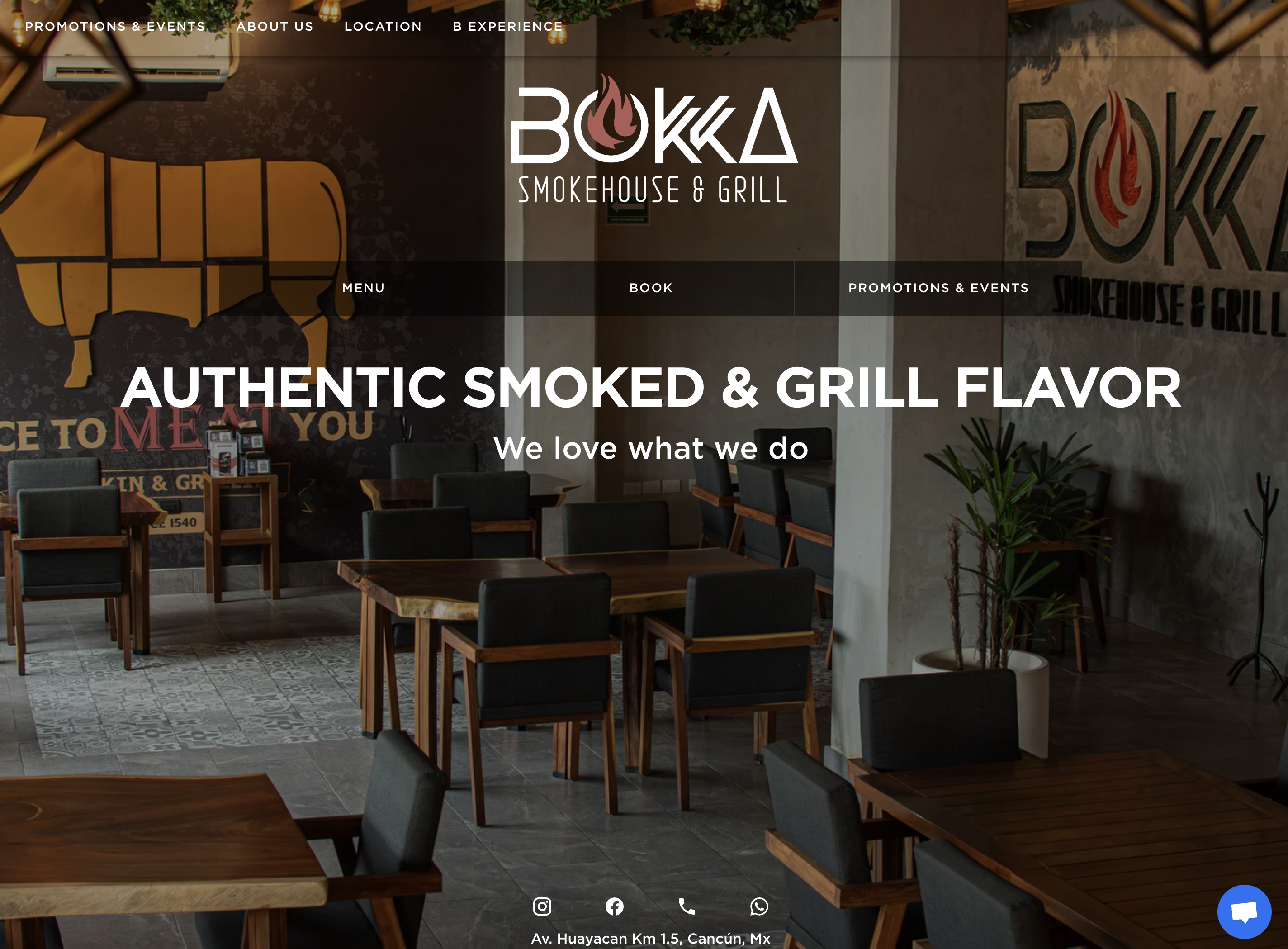 Bokka Restaurant Website Preview